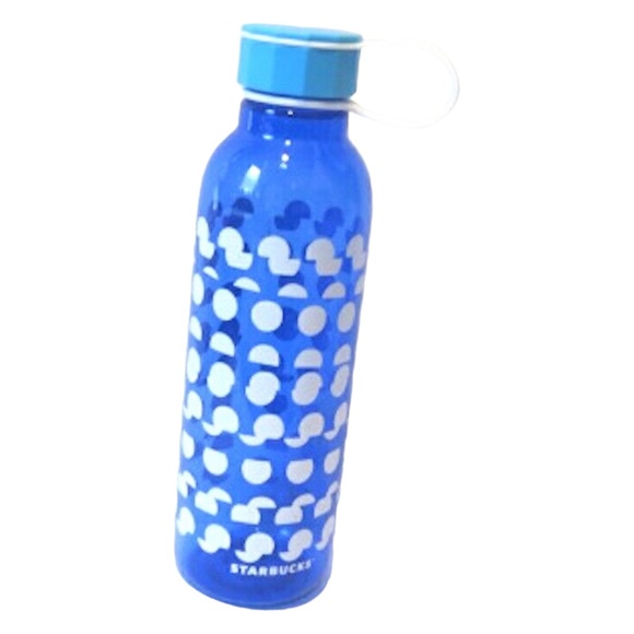 2018 Starbucks Blue & White 25oz Reusable Plastic Water Bottle - Picture 1 of 2